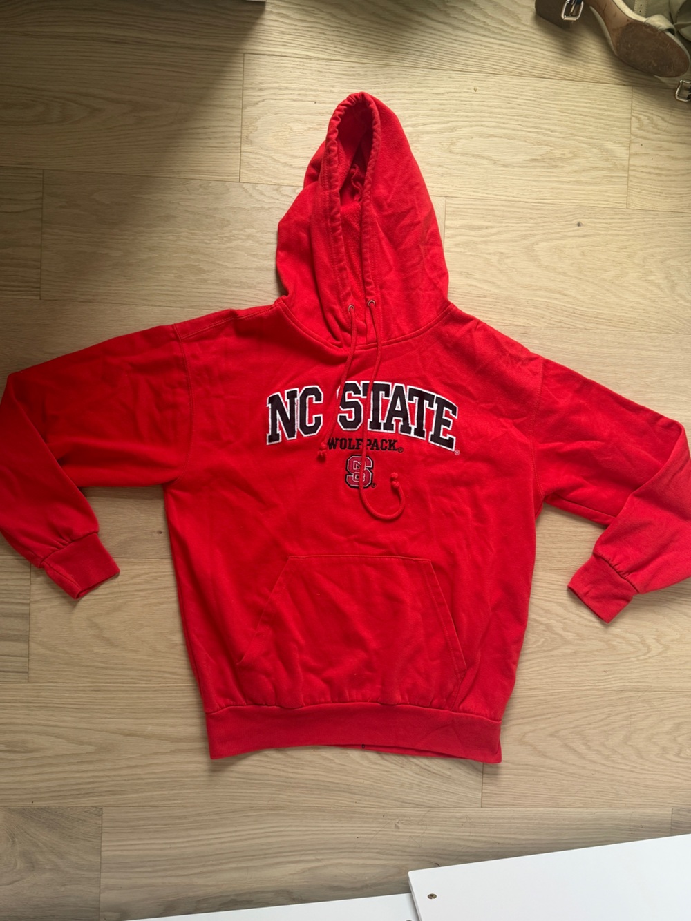 NC State Wolfpack Red Hooded Sweatshirt